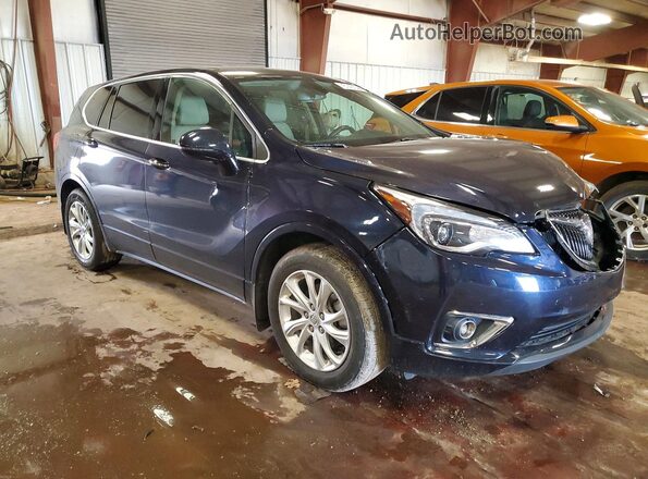 LRBFXBSA4LD160949 2020 BUICK ENVISION Blue Delantero derecho