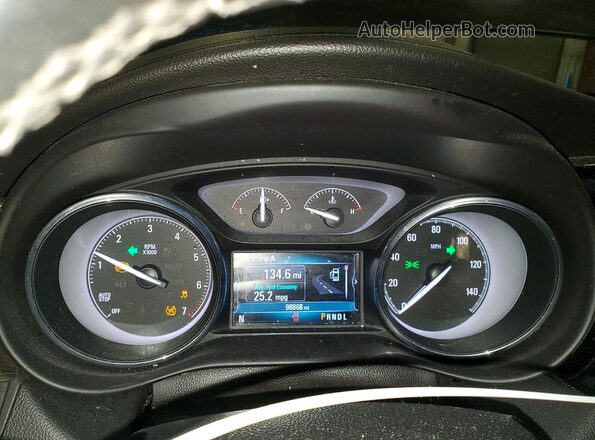 LRBFXBSA4LD160949 2020 BUICK ENVISION Blue Vista del cuadro de instrumentos
