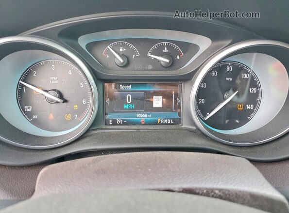 LRBFXBSA5HD031223 2017 BUICK ENVISION Purple Вид щитка приладів