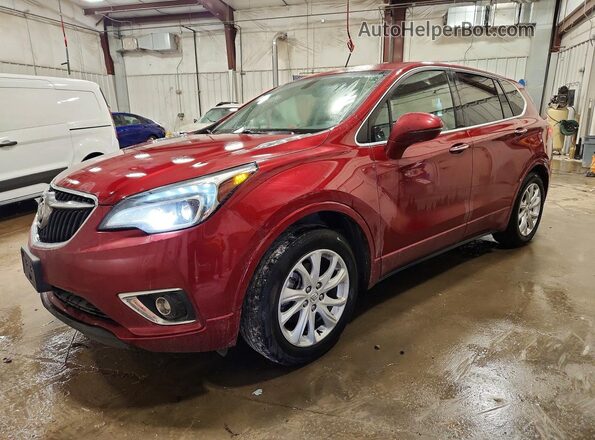 LRBFXBSA6KD064125 2019 BUICK ENVISION Красный Передняя левая четверть