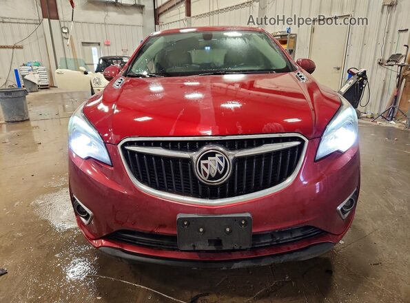 LRBFXBSA6KD064125 2019 BUICK ENVISION Красный Вид спереди