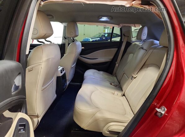 LRBFXBSA6KD064125 2019 BUICK ENVISION Красный Вид задних сидений