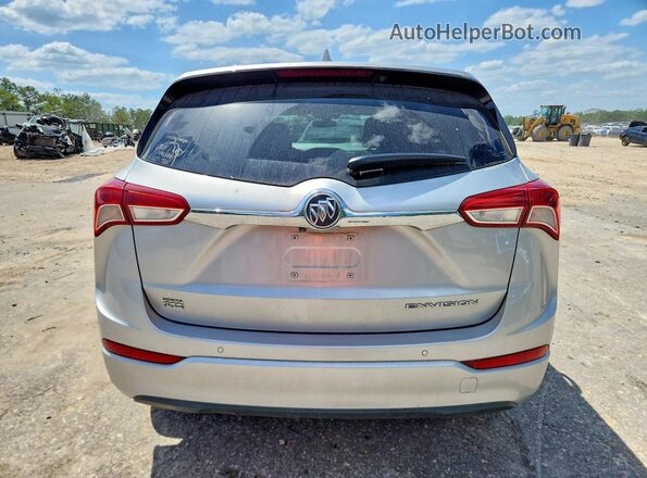 LRBFXBSA8KD025469 2019 BUICK ENVISION Silver Вид ззаду