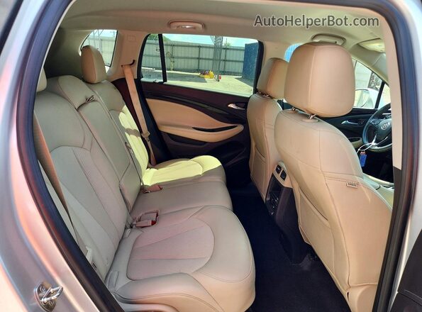 LRBFXBSA8KD025469 2019 BUICK ENVISION Silver Вид задніх сидінь