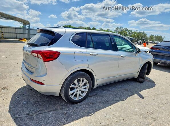 LRBFXBSA8KD025469 2019 BUICK ENVISION Silver Задня права чверть