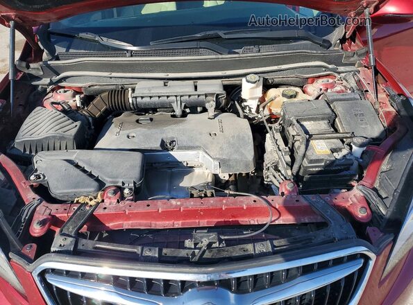 LRBFXBSA8LD101774 2020 BUICK ENVISION Red Vista del compartimento del motor
