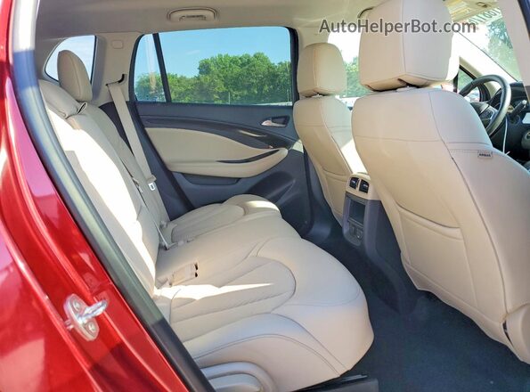 LRBFXBSA8LD101774 2020 BUICK ENVISION Red Vista interior trasera