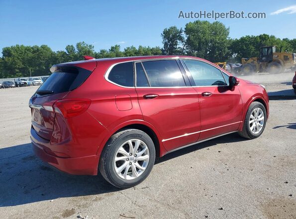 LRBFXBSA8LD101774 2020 BUICK ENVISION Red Trasero derecho