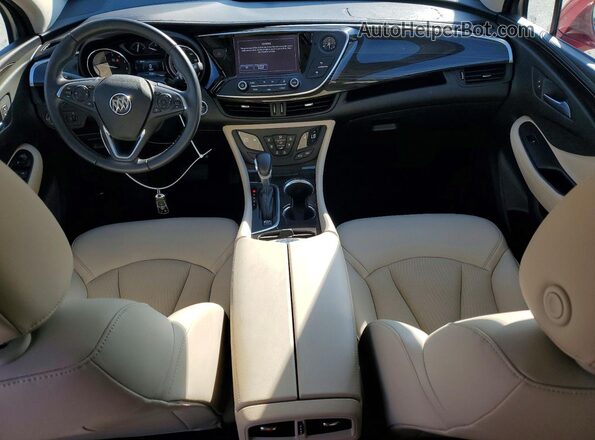 LRBFXBSA8LD101774 2020 BUICK ENVISION Red Vista del salpicadero