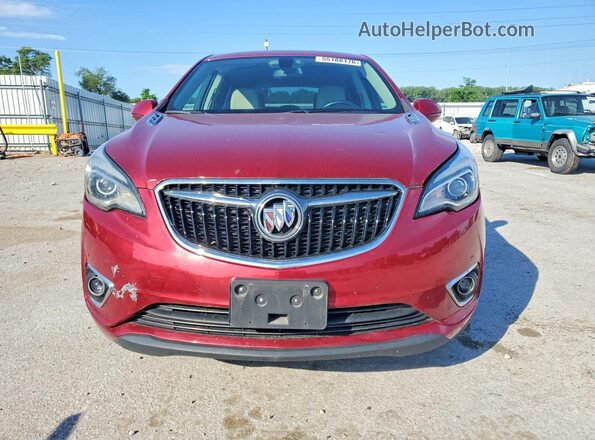 LRBFXBSA8LD101774 2020 BUICK ENVISION Red Vista frontal