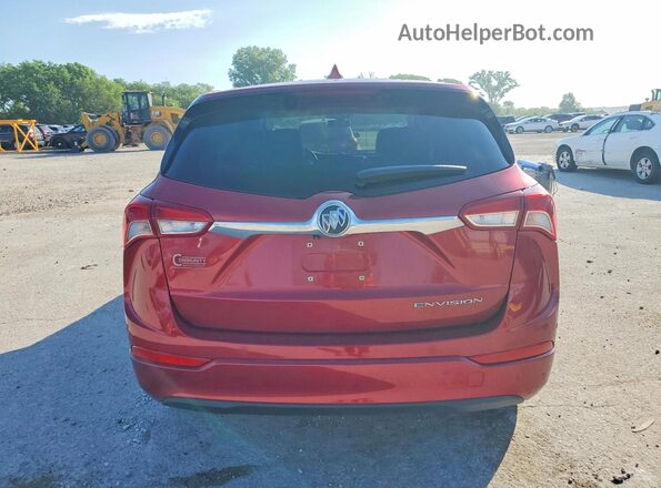 LRBFXBSA8LD101774 2020 BUICK ENVISION Red Vista trasera