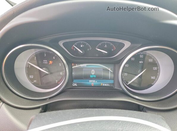 LRBFXBSA8LD155169 2020 BUICK ENVISION Blue Widok zestawu wskaźników