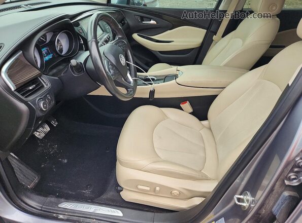 LRBFXBSAXKD018703 2019 BUICK ENVISION Gray Front interior view