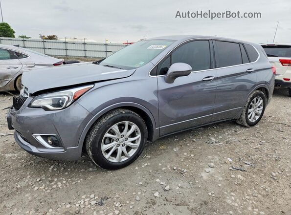 LRBFXBSAXKD018703 2019 BUICK ENVISION Gray Front left