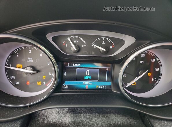 LRBFXBSAXKD018703 2019 BUICK ENVISION Gray Instrument cluster view
