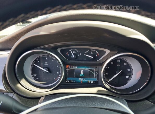 LRBFXCSA0LD157746 2020 BUICK ENVISION Красный Вид щитка приборов