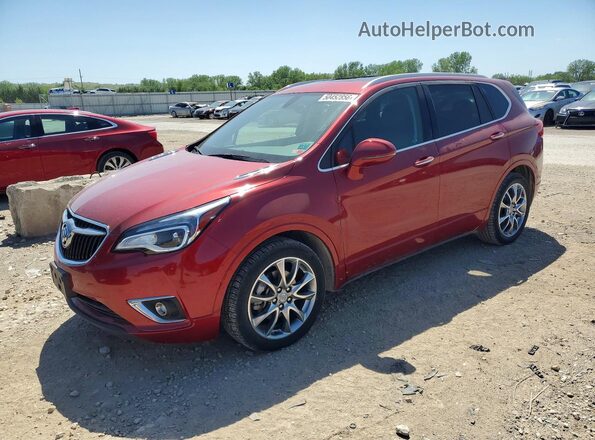 LRBFXCSA0LD157746 2020 BUICK ENVISION Красный Передняя левая четверть