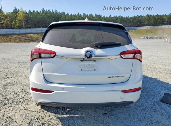 LRBFXCSA1KD107310 2019 BUICK ENVISION Белый Вид сзади