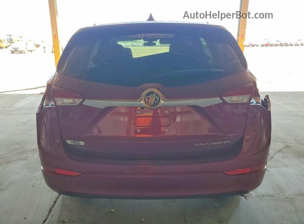 LRBFXCSA4LD125110 2020 BUICK ENVISION Burgundy Vista trasera