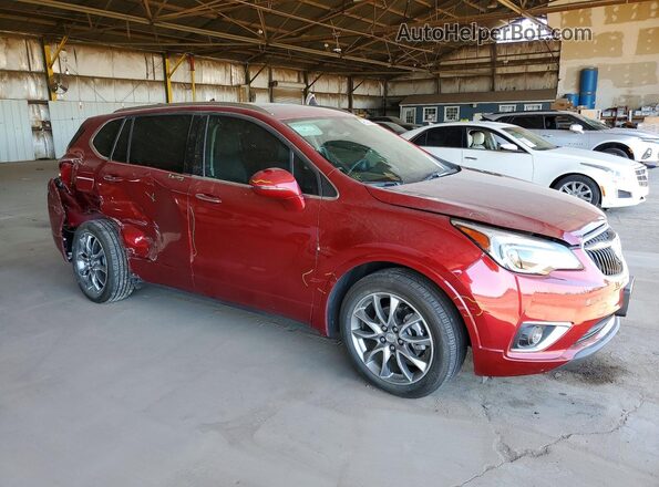 LRBFXCSA4LD125110 2020 BUICK ENVISION Burgundy Delantero derecho