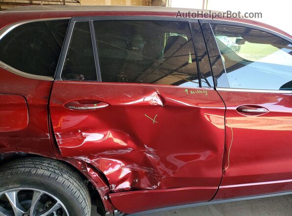 LRBFXCSA4LD125110 2020 BUICK ENVISION Burgundy Vista de los asientos traseros