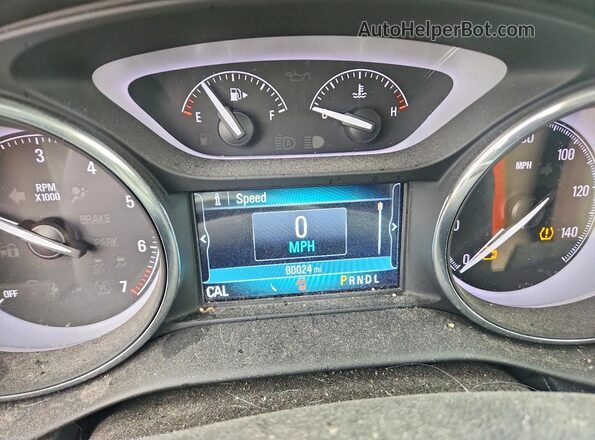LRBFXCSA5LD165096 2020 BUICK ENVISION White Вид щитка приладів