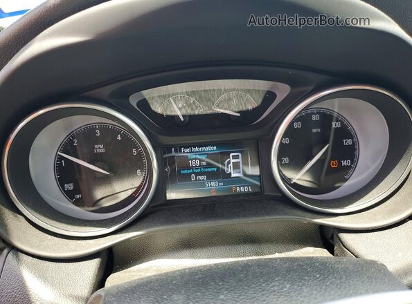 LRBFXCSA7KD015733 2019 BUICK ENVISION Brown Սարքավորումների վահանակի տեսք