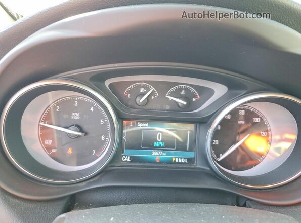LRBFXCSA7LD151040 2020 BUICK ENVISION Silver Vista del cuadro de instrumentos