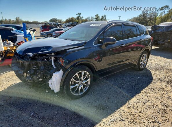 LRBFXCSA9LD155011 2020 BUICK ENVISION Черный Передняя левая четверть