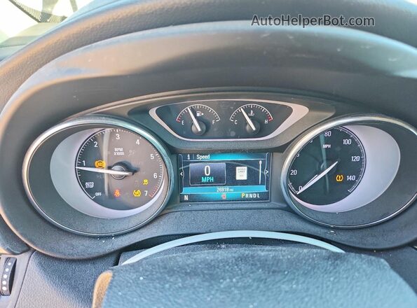 LRBFXCSA9LD155011 2020 BUICK ENVISION Черный Вид щитка приборов