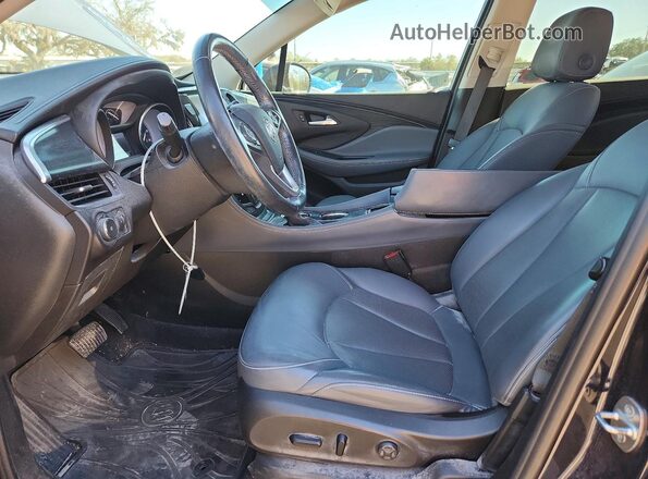 LRBFXCSA9LD155011 2020 BUICK ENVISION Черный Вид салона спереди