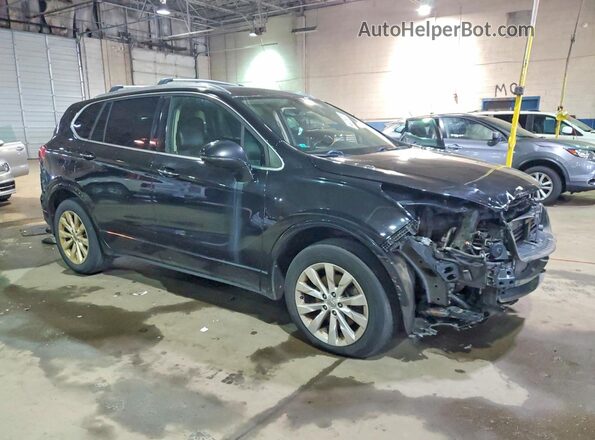 LRBFXDSAXHD069476 2017 BUICK ENVISION Черный Передняя правая четверть