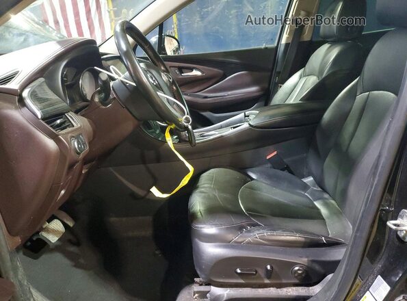 LRBFXDSAXHD069476 2017 BUICK ENVISION Черный Вид салона спереди