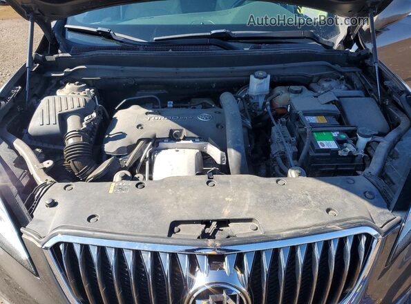LRBFXESX0HD031362 2017 BUICK ENVISION Tan Вид задньої частини салону