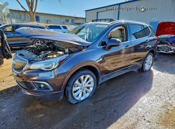 LRBFXESX1GD174948 2016 BUICK ENVISION Purple Vista tres cuartos delantera izquierda