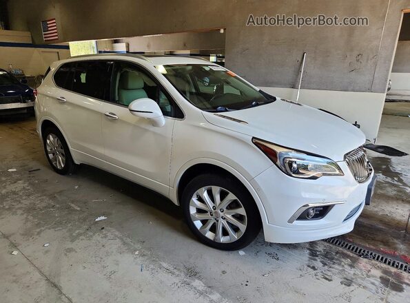 LRBFXFSX0HD065761 2017 BUICK ENVISION Белый Передняя правая четверть