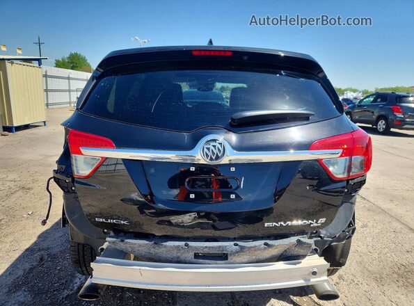 LRBFXFSX9GD223352 2016 BUICK ENVISION Black Вид ззаду