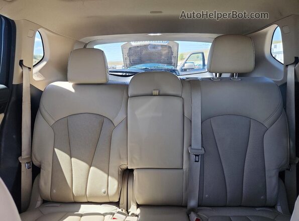 LRBFXFSX9GD223352 2016 BUICK ENVISION Black Вид задніх сидінь