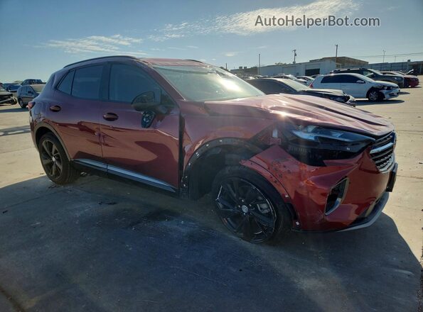 LRBFZNR41MD178192 2021 BUICK ENVISION Красный Передняя правая четверть