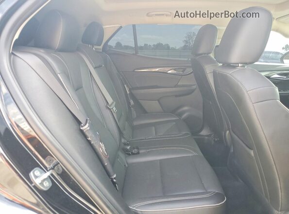 LRBFZNR42MD074987 2021 BUICK ENVISION Черный Вид задней части салона