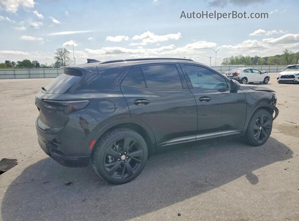 LRBFZNR42MD074987 2021 BUICK ENVISION Черный Задняя правая четверть