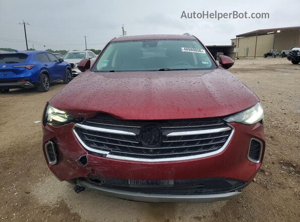 LRBFZNR43ND136124 2022 BUICK ENVISION Burgundy Vista del compartimento del motor
