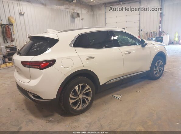 LRBFZNR47MD075679 2021 BUICK ENVISION Белый Задняя правая четверть