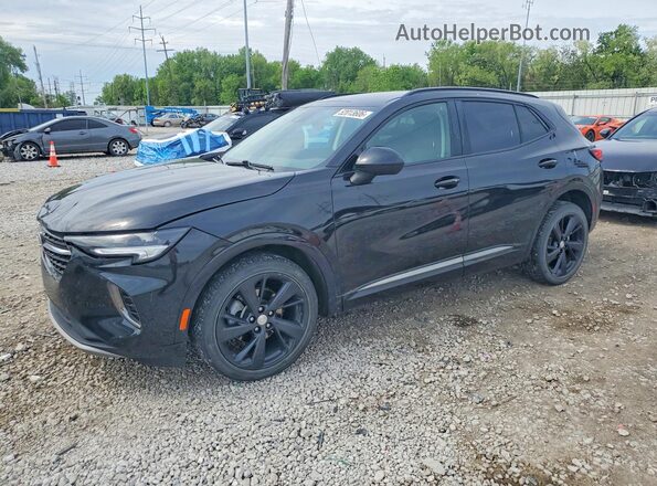 LRBFZPR40MD084252 2021 BUICK ENVISION Black Передня ліва чверть