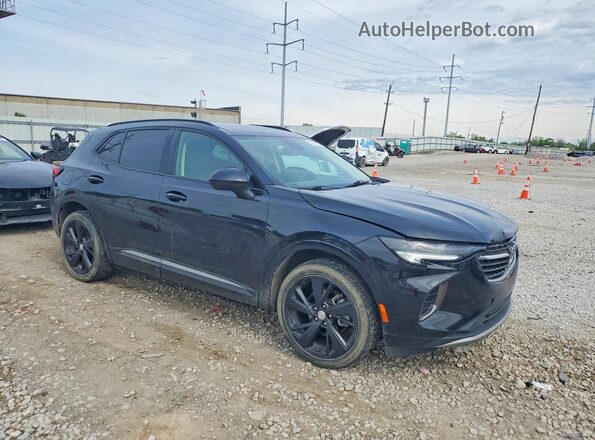 LRBFZPR40MD084252 2021 BUICK ENVISION Black Передня права чверть