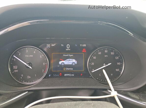 LRBFZPR40MD084252 2021 BUICK ENVISION Black Вид щитка приладів