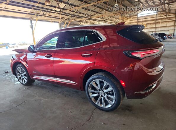 LRBFZRR48ND110609 2022 BUICK ENVISION Maroon უკანა მარცხენა