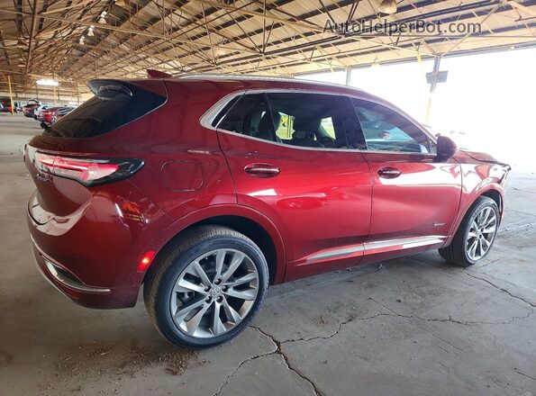 LRBFZRR48ND110609 2022 BUICK ENVISION Maroon უკანა მარჯვენა
