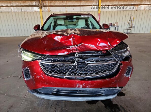 LRBFZRR48ND110609 2022 BUICK ENVISION Maroon წინა ხედი