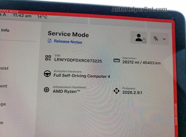 LRWYGDFDXRC673225 2024 TESLA MODEL Серый Вид щитка приборов